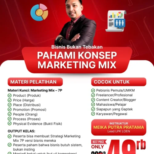 Bisnis Bukan Tebakan – PAHAMI KONSEP MARKETING MIX